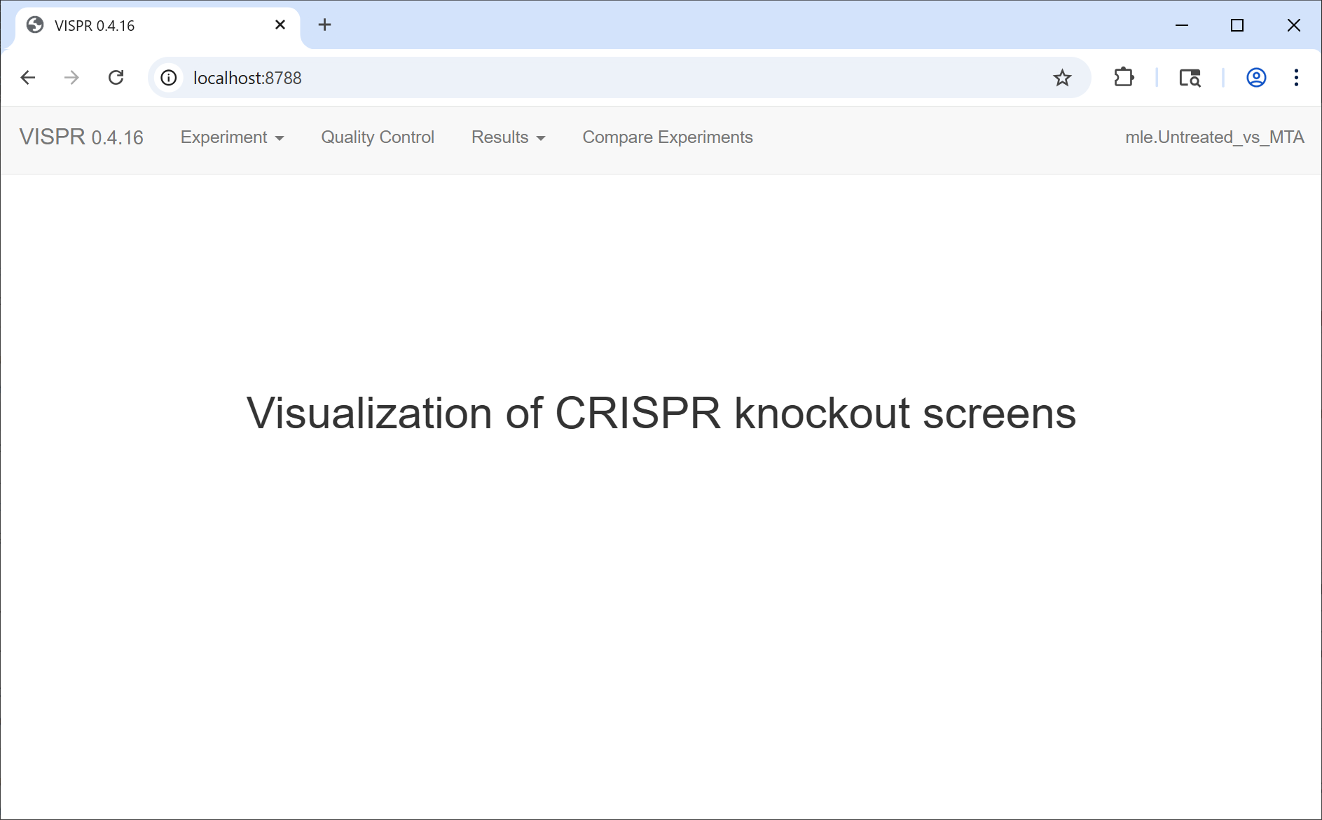 VISPR interface